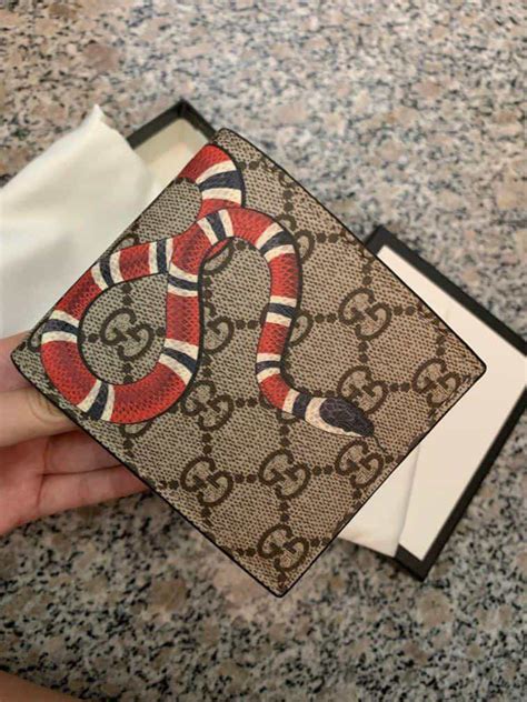 replica gucci wallet snake|gucci snake wallet men's.